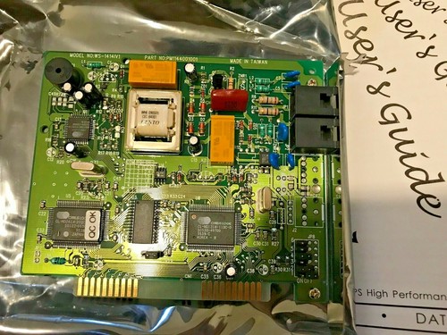 VINTAGE NEW WHITE BOX 14400 BPS VOICE DATA FAX MODEM WITH CHEYENNE BITWARE VFD - Picture 2 of 5
