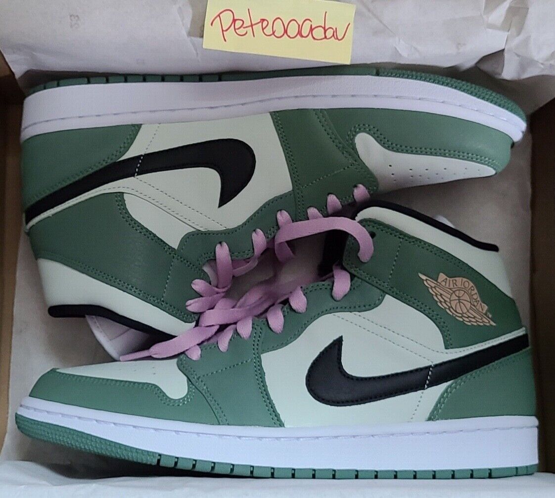 Air Jordan 1 Mid Dutch Green Size 10.5 W / 9 M Brand New