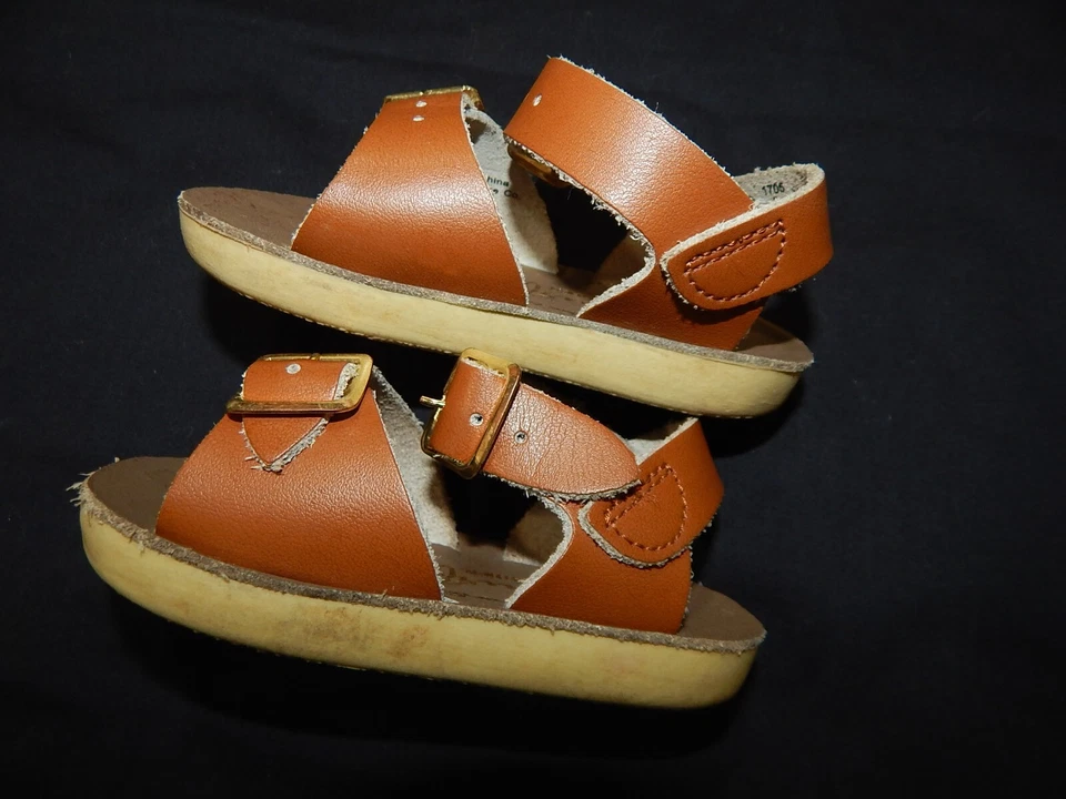 Sandalias de agua salada Sun-San, gancho y bucle estilo surfista, bronceado, infantil 4 Foto 4 de 4