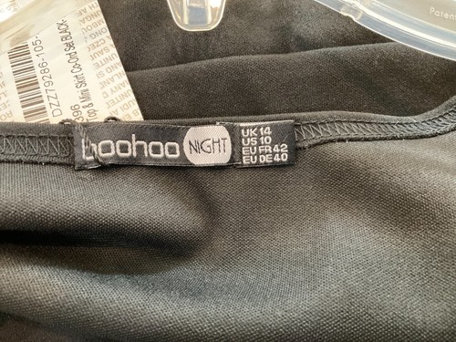Lasha BooHoo Night 2 Piece Nightclub Party Outfit Size 10 Black Sexy New 145 - Picture 8 of 8
