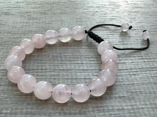 Grade A++ Edelstein Perlen verstellbar Armband 10 mm, echte Kristalle Armbänder - Bild 52 von 124