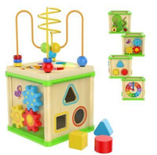 Wooden Number Puzzles for 1 Year Old Girl  Boy Gifts Learning Toys for Toddlers