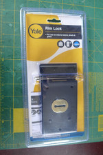 Yale Rim Lock for Internal Doors Sheds Etc New & Sealed 2 x Keys Black