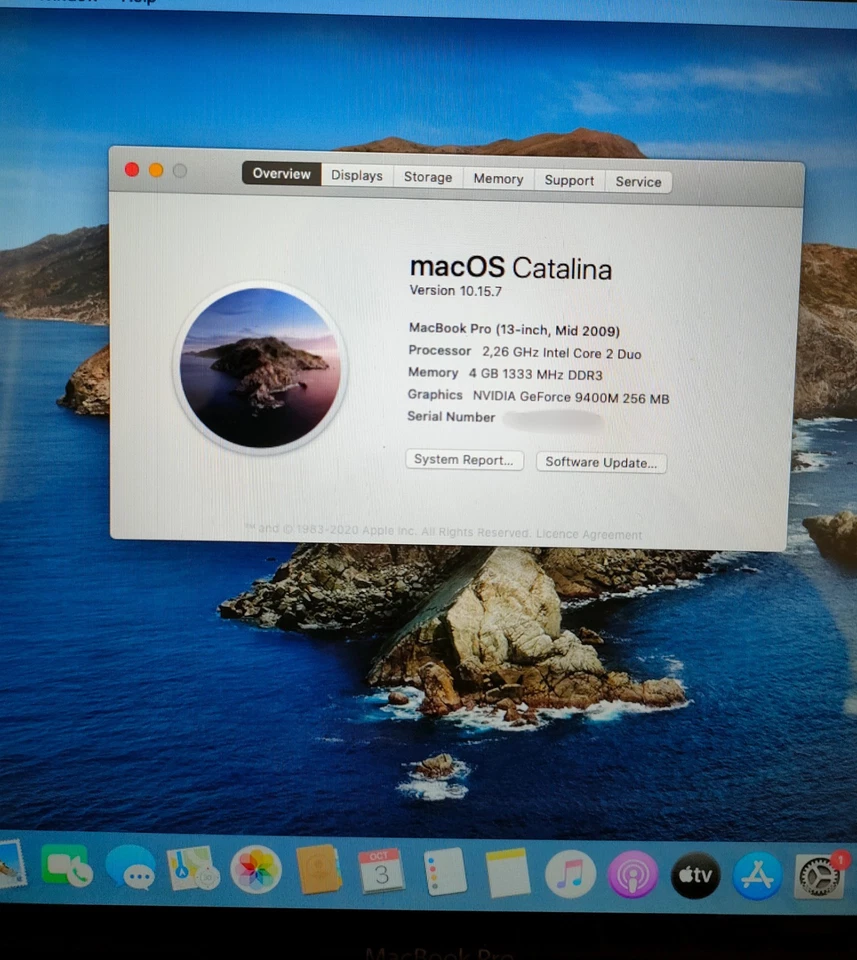 MacBook Pro 13 Zoll 2009 A1278,4Gb Ram/320Gb HDD, Ohne Ladegerät/Without charger - Bild 4 von 4