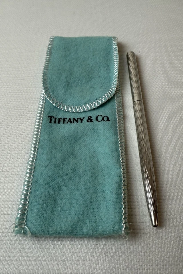 老式德国蒂芙尼纯银圆珠笔 — 第 2/4 张图片