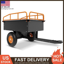 750 LBS Garden Wagon Cart Dump Trailer Tow Be...