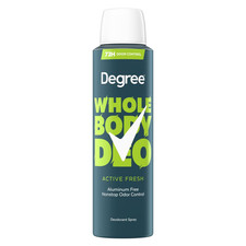 Men Whole Body Deodorant Spray for Men, Active Fresh Scent, Aluminum Free 72H Od
