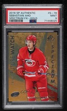 2016-17 SP Authentic Spectrum Gold 39/50 Sebastian Aho #S-78 PSA 9 MINT 0ll