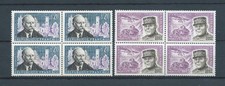 FRANCE - 1960 YT 1270 à 1271 - BLOCS DE 4 - TIMBRES NEUFS** MNH