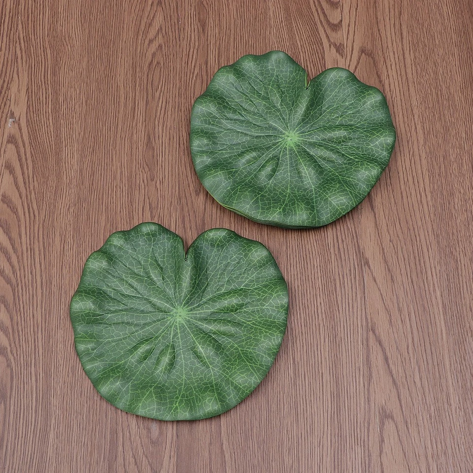 10 Pcs Teich Dekoration Teichpflanzen Künstlich Künstliche Blätter - Bild 3 von 4