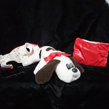 1985 Pound Puppies Spotted Original Brown 9 Stuffed Plush Valentine Outfit