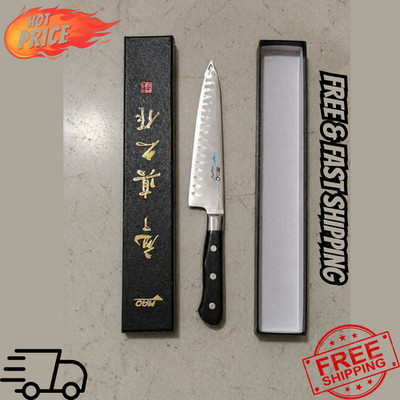 MAC MTH-80 8'' Chef Knife Japanese Hollow Edge Dimples Pro Kitchen Knife