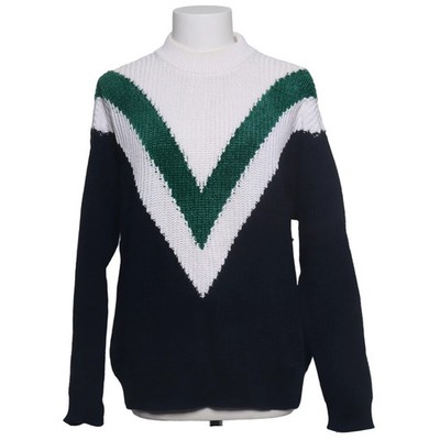 Mango Basics, Strickpullover, Größe: S, Blau/Weiß/Grün #kmZ
