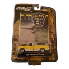 Greenlight SE 1:64 County Roads 1968 Chevrolet C-10 Truck Yellow 