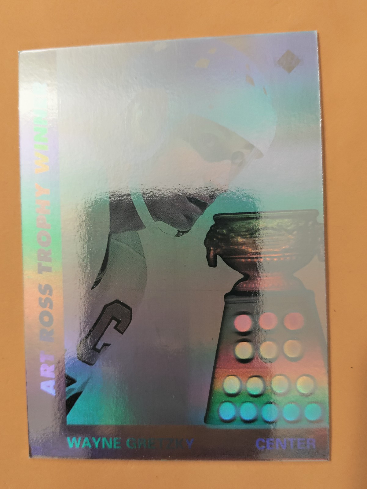 1991-92 Upper Deck Hologram Wayne Gretzky AW1 Award Winner Card