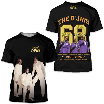 68 Years thank you for the memories The O Jay 3D T-Shirt S to 6Xl DADA021