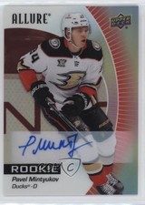 2023-24 Upper Deck Allure Rookies Red Rainbow Pavel Mintyukov #126 Auto 1x9