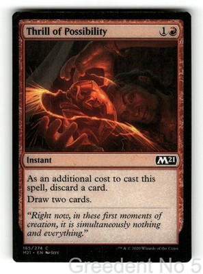 Thrill of Possibility 165 Common Core Set 2021 Magic: The Gathering Near Mint