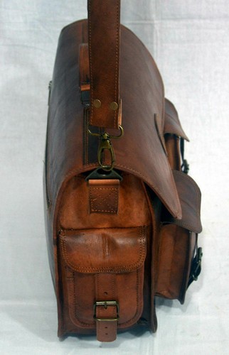 Borsa a mano da uomo in vera pelle vintage per laptop messenger valigetta Borsa a mano da uomo in vera pelle vintage per laptop messenger valigetta