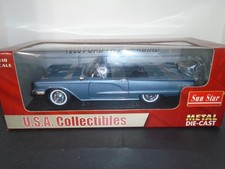 Sun Star Usa Collectibles 1960 Ford Thunderbird 118 Diecast Vehicle In Box Sun Star Usa Collectibles 1960 Ford Thunderbird 118 Diecast Vehicle In Box