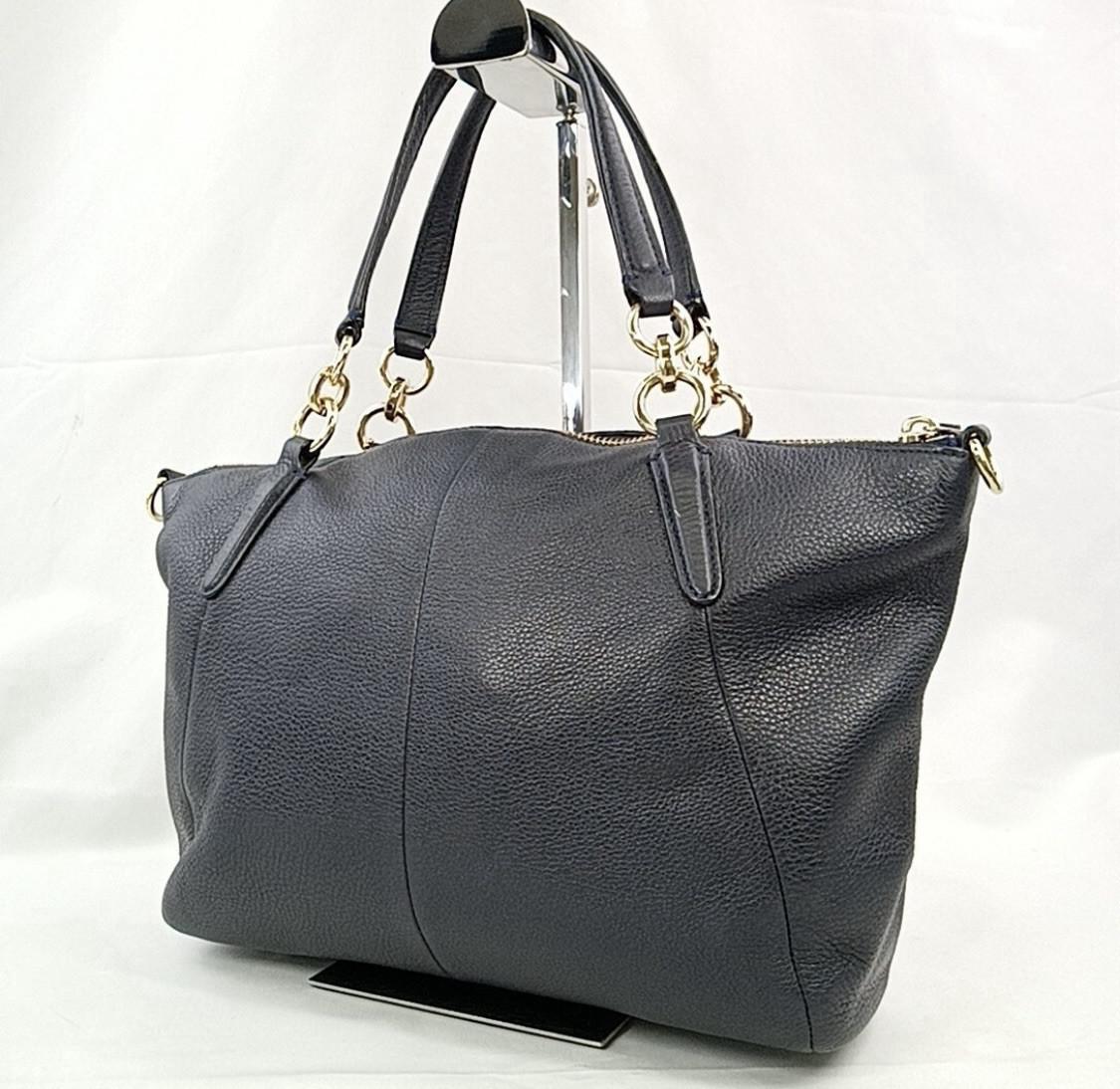 Coach F36675 KELSEY Pebble Leather Satchel Crossbody Shoulder Bag