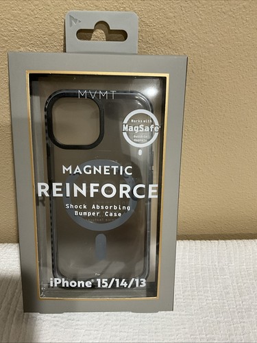 MVMT Magnetic Reinforce Shock Absorbing Bumper Case For iPhone 15/14/13 New! - 第 1/6 張圖片