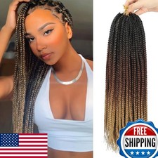 BEXIUKAKA Crochet Box Braids Pre-Looped Goddess Braids 7 Packs 24 Inch 1B/30/27