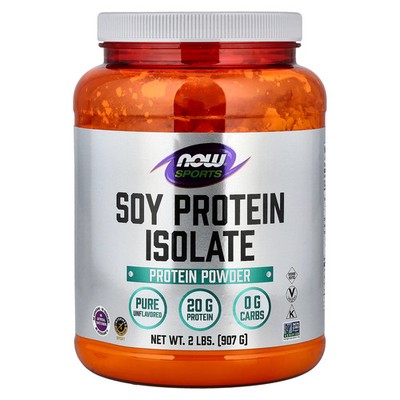 Sports, Soy Protein Isolate, Pure Unflavored, 2 lbs (907 g)