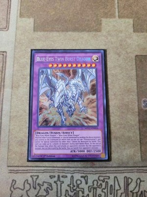 YUGIOH BLUE-EYES TWIN BURST DRAGON MP17-EN056 SECRET 1ST ED NM