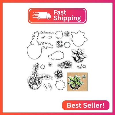 Hying Spring Plants Words Stamps and Dies or Card Making, Fleshiness Succulents