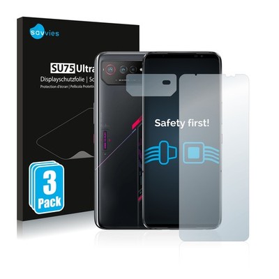 6x Schutzfolie für ASUS ROG Phone 6 (Display+Kamera) Display Schutz Folie