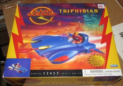 Flash Gordon Triphibian Multi Purpose Land Sea Air Vehicle Playmates 1996 NIB