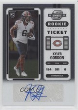 2022 Panini Contenders Optic Rookie Ticket Auto Kyler Gordon #183 Auto rf2