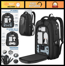 Mochila Drone Gran Capacidad, Bolsa de Viaje Expandible para Portátil y Accesorio 15.6"