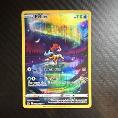 Pokémon Keldeo GG07/GG70 Crown Zenith Galarian Gallery Ultra Rare Holo