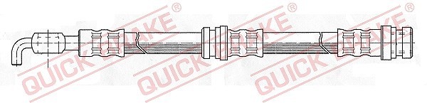 Quick Brake Bremsschlauch Hinterachse, Links, Rechts U.A. FüR Mitsubishi, Volvo-image