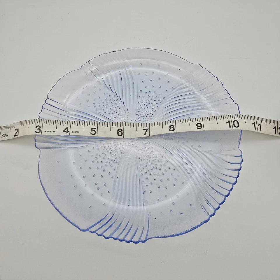 LIBBEY DuraTuff Harmony Blue Set/4 Luncheon Salad Plates #939 - Image 4 of 4