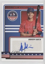2023 Panini USA Baseball Stars & Stripes Blue Andrew Garcia #NTDP-AG Auto o1w