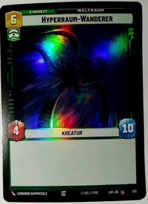 Hyperraum-Wanderer Holo Foil Common 621 Star Wars Unlimited Neu Disney