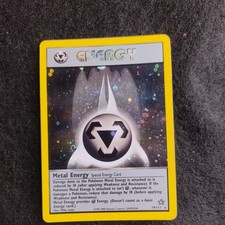 Pokemon TCG Metal Energy 19/111 Neo Genesis Holo Rare HP Condition