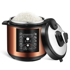 UK 6L Stainless Steel Rice Cooker Large-Capacity Multifunctional Cookware 1050W