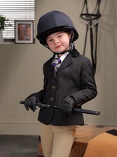 Shires Childs Aston Show Riding Jacket All Sizes Navy, Black, Boys, Girls 
