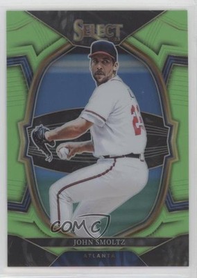 2023 Panini Select Concourse Neon Green Prizm 16/75 John Smoltz #74 HOF 10k8