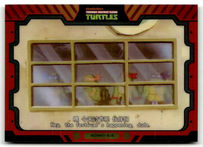 2025 Viacom Teenage Mutant Ninja Turtles WLTMNT1-R-28 The Festival's happening