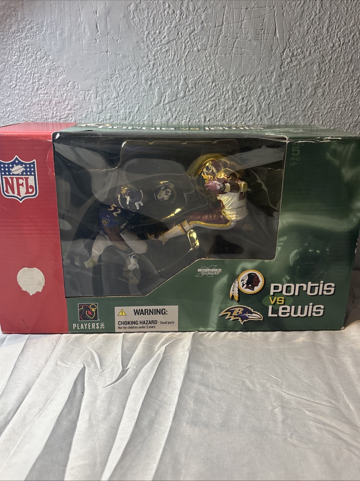 VINTAGE WASHINGTON REDSKINS CLINTON PORTIS BALTIMORE RAVENS 