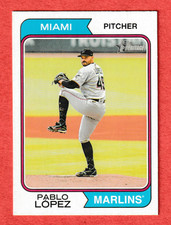 2023 Topps Heritage #341 Pablo Lopez Miami Marlins
