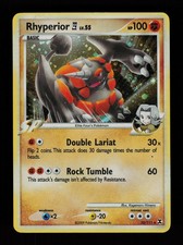 Rhyperior E4 (DPPt Rising Rivals) 32/111 Holo Rare Deck Exclusives Pokemon Cards