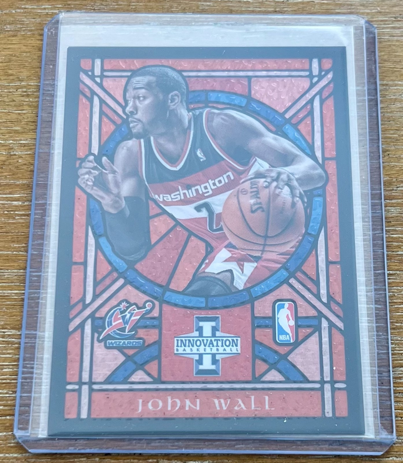 JOHN WALL 12-13 Panini Innovation #65 STAINED GLASS ACETATE ! WIZARDS !