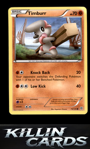 Timburr 79/135 Pokemon Common Plasma Storm Card NM