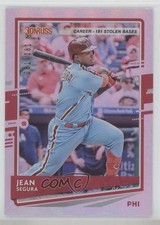 2020 Panini Donruss Career Stat Line 81/181 Jean Segura #70 6k2